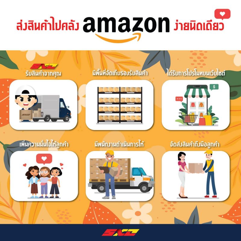 ส่งสินค้าไปคลัง amazon
